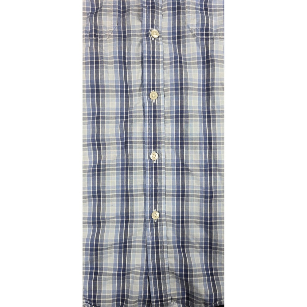 Apt 9 Men's Size M Blue Plaid Short Sleeve Button Down Shirt Casual Summer... - Picture 2 of 9